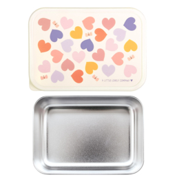 A Little Lovely Company RVS Lunchbox Hartjes
