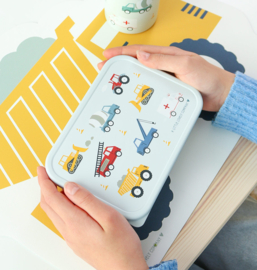 A Little Lovely Company RVS Lunchbox Voertuigen