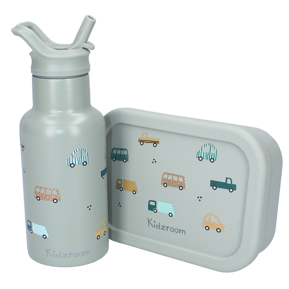 Kidzroom Drinkfles Sweet Cuddles RVS