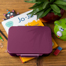 Lekkabox® Classic Lunchbox 4 vakken - Plum