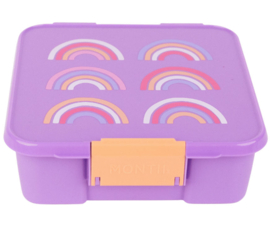 MontiiCo Bento Three Lunchbox Rainbow Roller