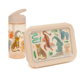 Petit Monkey Drinkfles Upside Down Animals