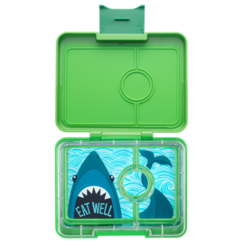 Yumbox Snack 3 vakken Jurassic Green - Shark