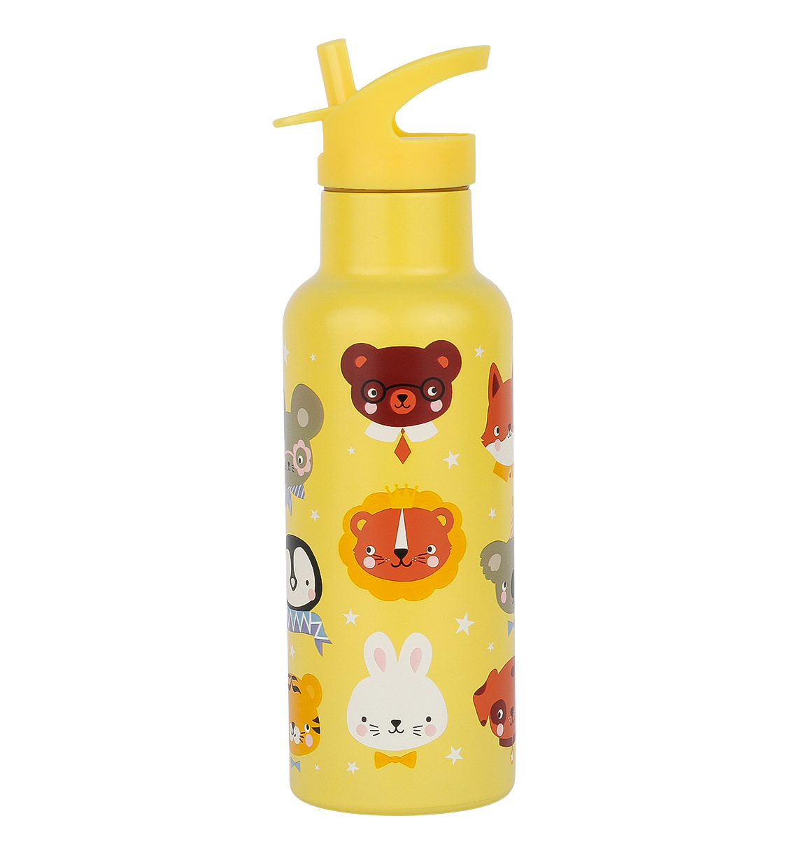 A Little Lovely Company Drinkfles Dierenvriendjes RVS XL