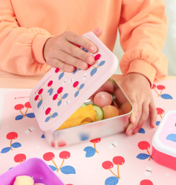 A Little Lovely Company RVS Lunchbox Kersen