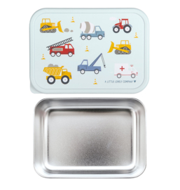 A Little Lovely Company RVS Lunchbox Voertuigen