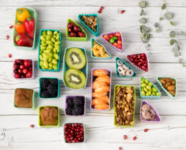Lekkabox® Bento Vierkante Cups Ocean