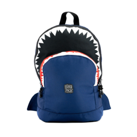 Pick & Pack Rugzak Shark Shape Navy M