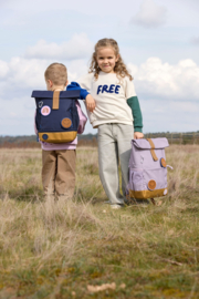 Lässig Mini Rolltop Rugzak Little Gang Navy