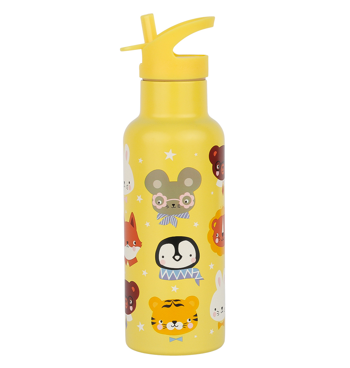 A Little Lovely Company Drinkfles Dierenvriendjes RVS XL