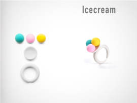 Hey Clay Boetseerklei Bijou Sweet Rings