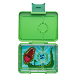 Yumbox Snack 3 vakken Jurassic Green - Dinosaur