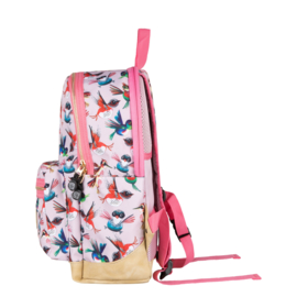 Pick & Pack Rugzak Birds Soft Pink M