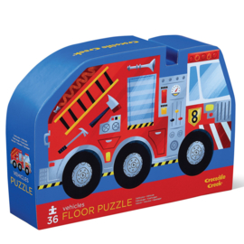 Crocodile Creek Vloerpuzzel Vehicles - 36 stukjes