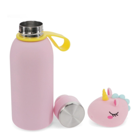 Rex London Drinkfles Met Dierenkop 350 ml Eenhoorn