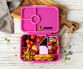 Lekkabox® Bento Rechthoekige Cups Roze/Lila