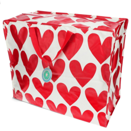 Rex London Jumbo Opbergtas Hearts