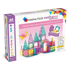 MAGNA-TILES® Castle Dlx + microMAGS 48 stuks
