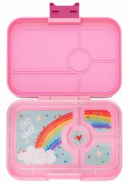 Yumbox Tapas XL 4 vakken Capri Pink - Rainbow