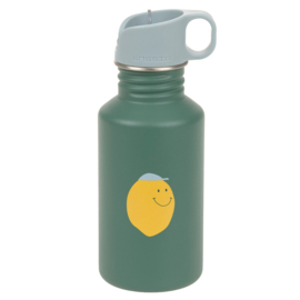 Lässig Drinkfles RVS Happy Fruits Lemon