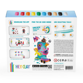 Hey Clay Boetseerklei Polar Fun - 6 figuren