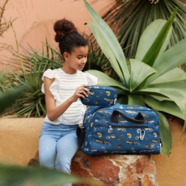 YLX Freek Vonk Blossom Duffel Bag Hagedissen Sailor Blue