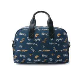 YLX Freek Vonk Blossom Duffel Bag Hagedissen Sailor Blue