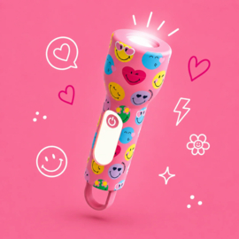MOB Glowy Smiley World - Roze
