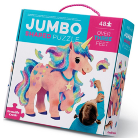 Crocodile Creek Jumbo Puzzel Unicorn - 48 stukjes