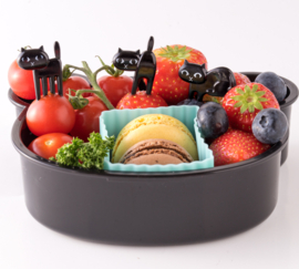 Lekkabox® Bento Prikkers Zwarte Katten