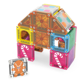 MAGNA-TILES® Micro Mags Gingerbread House Travel Set 24 stuks