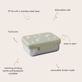 Kidzroom Lunchbox RVS Nostalgia Green