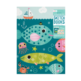 Ooly Doodle Pad Duo Schetsboekjes Friendly Fish