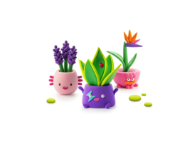 Hey Clay Boetseerklei Plant Folks - 3 figuren