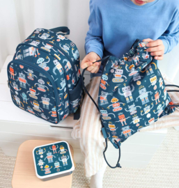 A Little Lovely Company Rugzak Robots