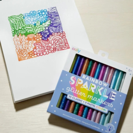 Ooly Rainbow Sparkle Glitter Markers