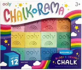 Ooly Chalk-O-Rama Block Sidewalk Stoepkrijt