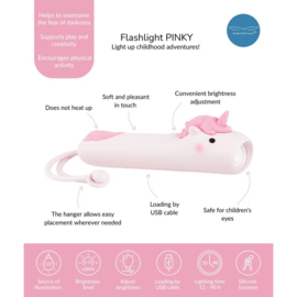 Rabbit & Friends Pinky Silicone Flashlight