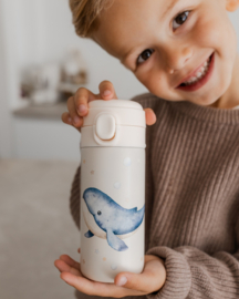 Petit Monkey RVS Drinkfles Whale