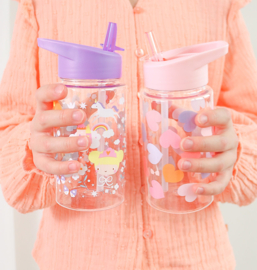 A Little Lovely Company Drinkfles Hartjes