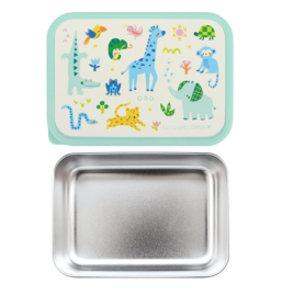 A Little Lovely Company RVS Lunchbox Jungle