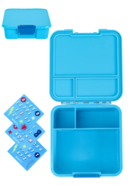 MontiiCo Bento Three Lunchbox Coastal/Superhero