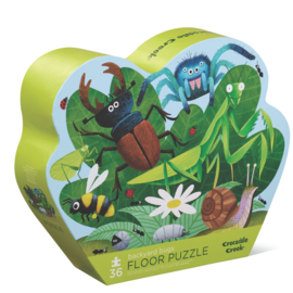 Crocodile Creek Vloerpuzzel Backyard Bugs - 36 stukjes