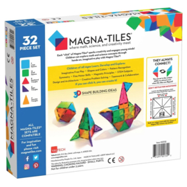 MAGNA-TILES® Clear Colors Set 32 stuks