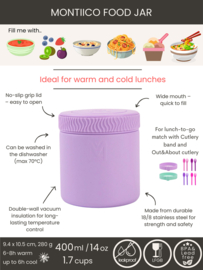 MontiiCo Thermos Voedselpot Lilac