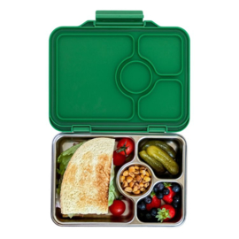 Yumbox Prêt RVS 4 vakken Pomme Green