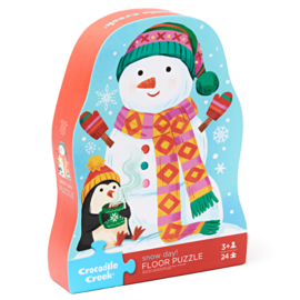 Crocodile Creek Vloerpuzzel Snow Day! - 24 stukjes