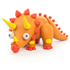 Hey Clay Boetseerklei Dinos - 6 figuren