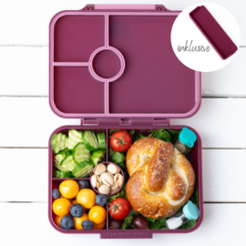 Lekkabox® Classic Lunchbox 4 vakken - Plum