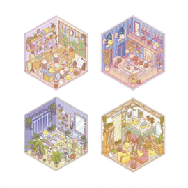 Janod Cosy Stickers - Lovely Home
